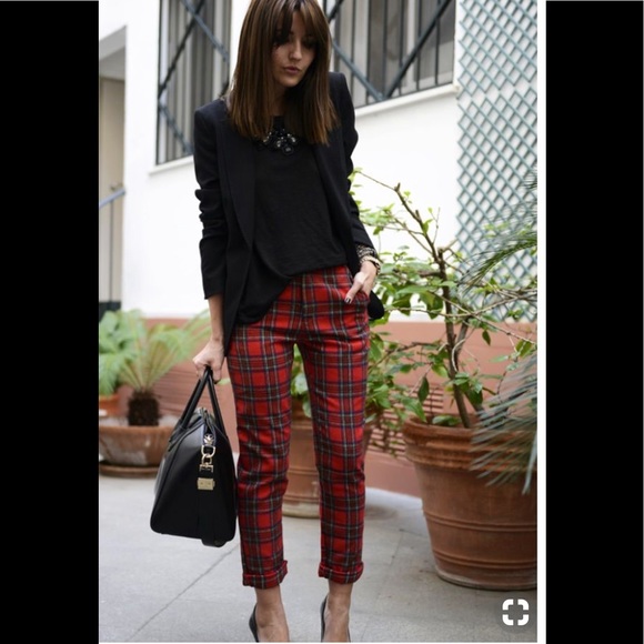 Pants - SALE Vintage Checked Trousers